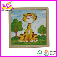 2015 Hot Promotional Wooden Jigsaw Puzzle for Kid, Lovely Children Wooden Toy Magic Puzzle, Educational Wooden Puzzle Toy Wj278208